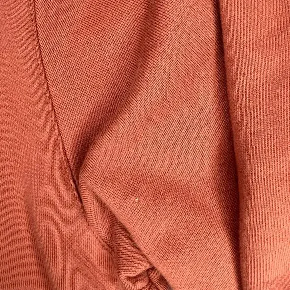 Zara Crewneck Sweatshirt Size Medium Mens Classic Salmon Casual Preppy - Picture 6 of 11